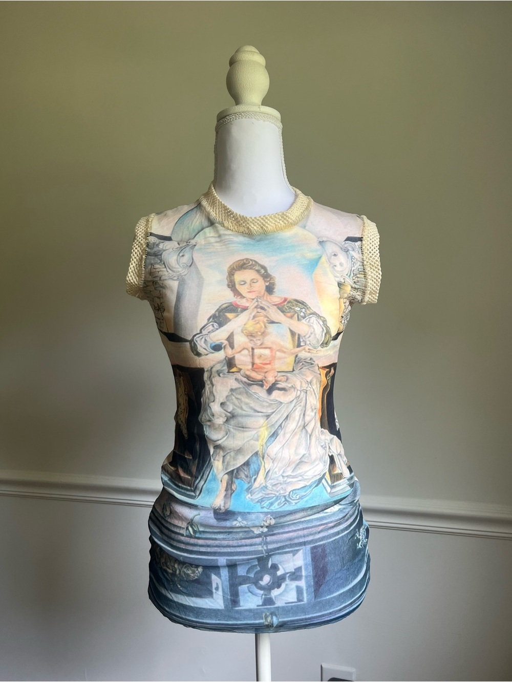 Jean Paul Gaultier 90s Mesh Top